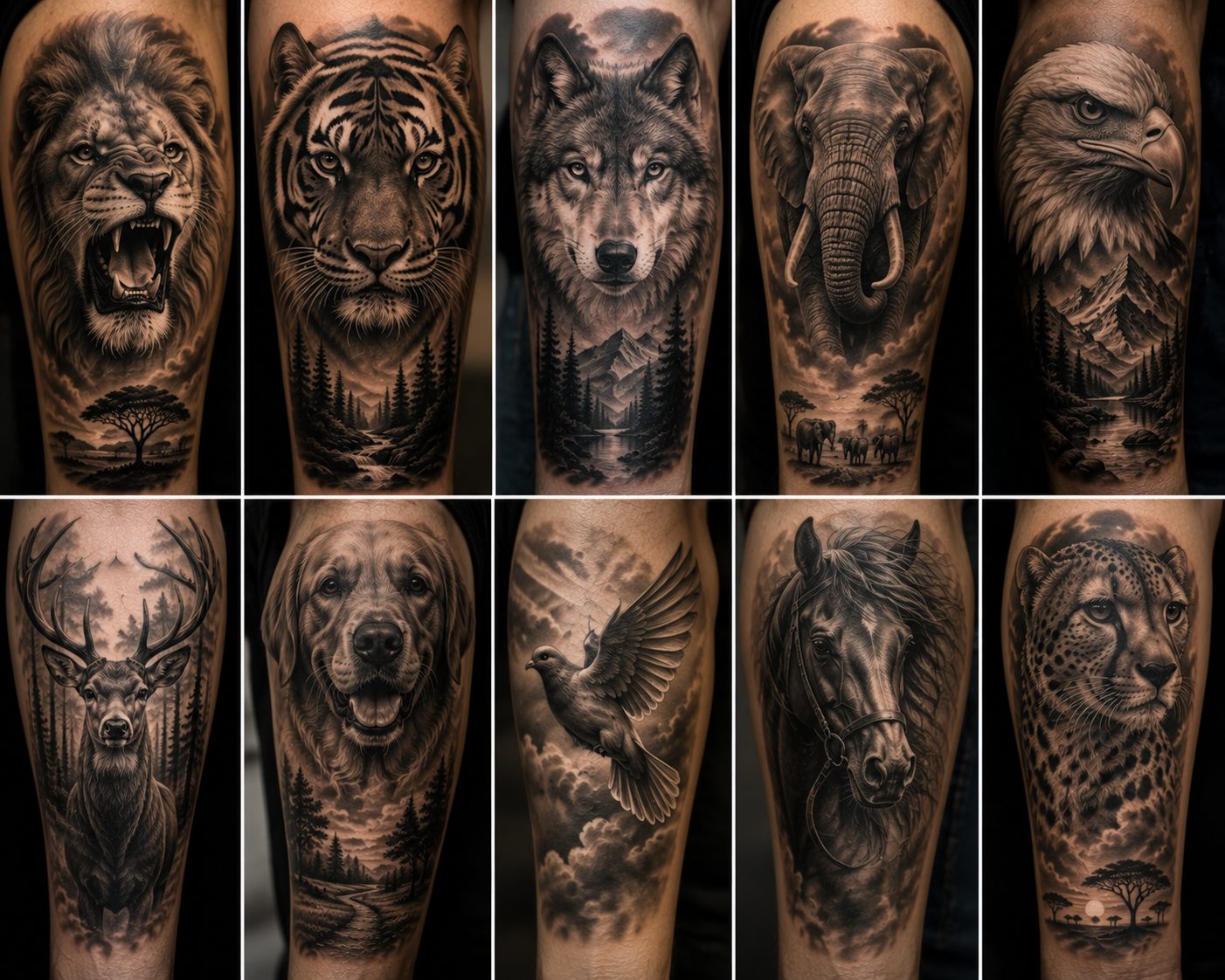Animal & Wildlife Tattoos